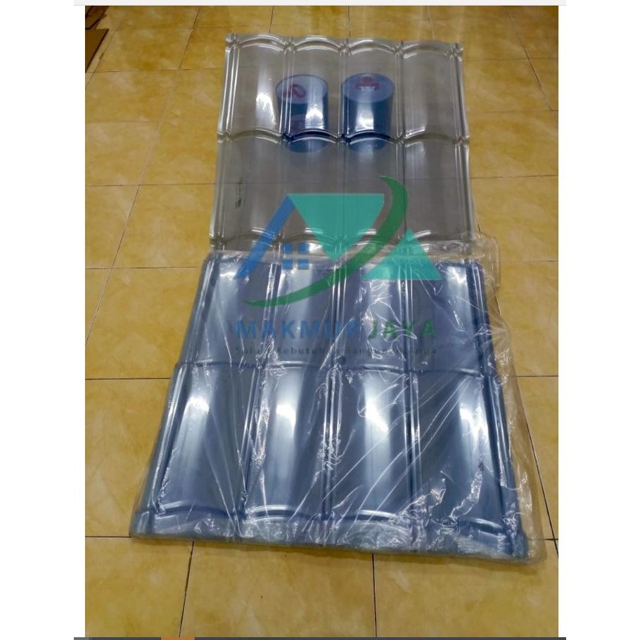 New Genteng Bening PVC 8 daun Genteng metal fiber transparan 2x4 minimalis
