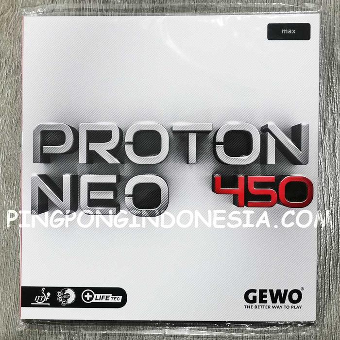 GEWO PROTON NEO 450 - KARET PINGPONG RUBBER TENIS MEJA BET BAT