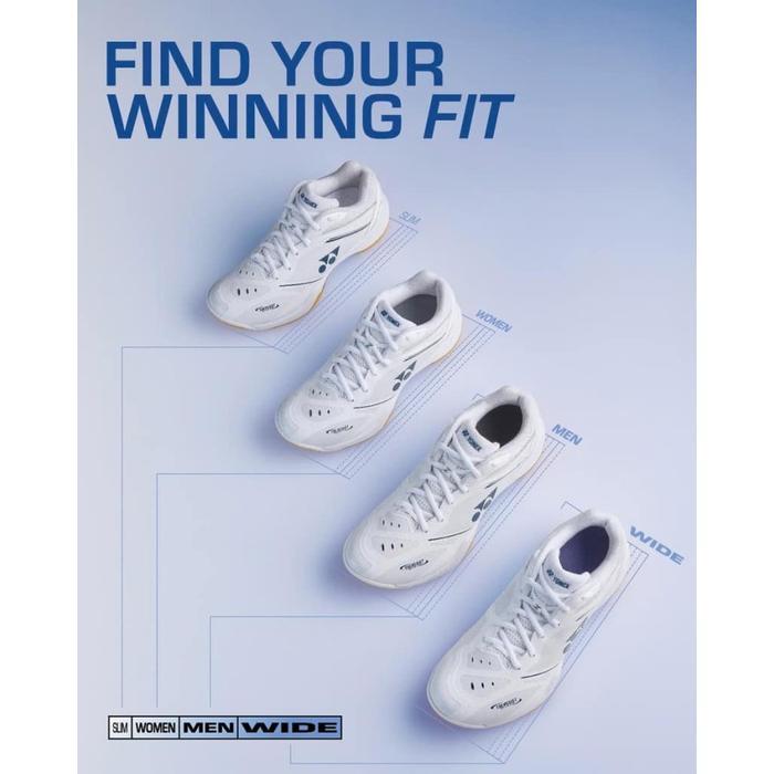 NEW ARRIVAL Sepatu Badminton Yonex SHB65Z4WEX SHB 65 Z4 WIDE White Original