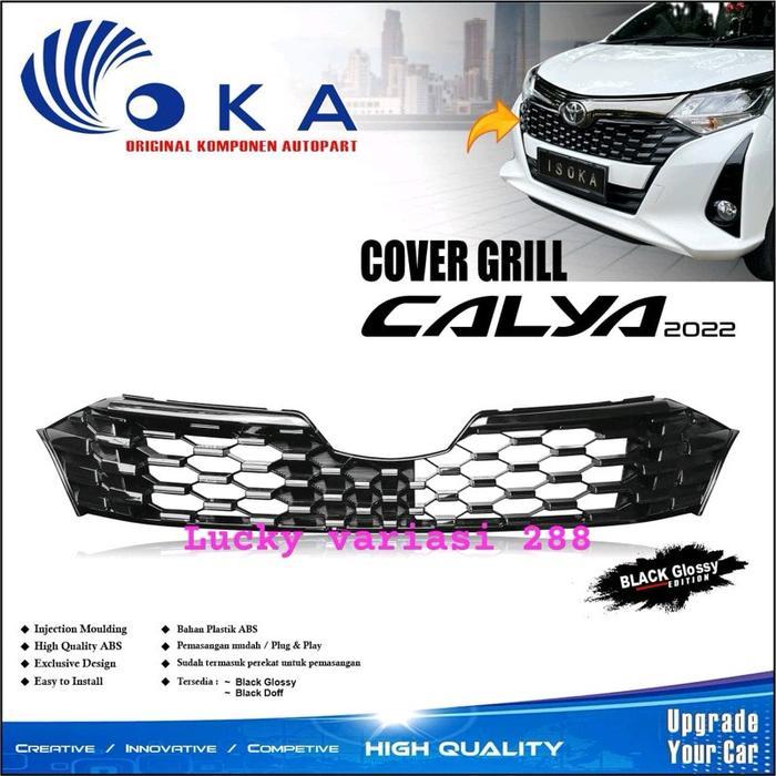 GRILL FRONT GRI BUMPER DEPAN CALYA FACELIFT 2019 2020 2021 2022 2023 2024 2025 OEM PLASTIK Car