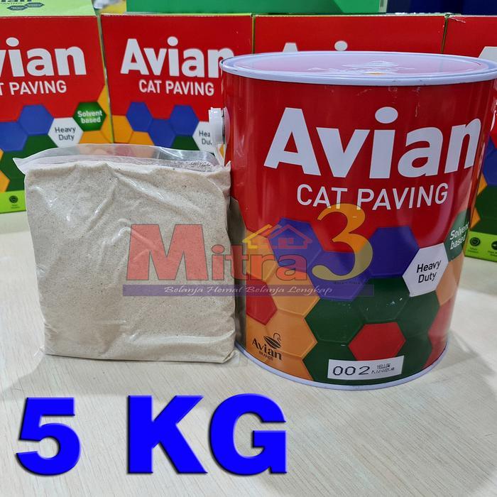 *#*#*#] AVIAN Cat Paving 5 KG / Cat Jalan Aspal Beton Lapangan SOLVENT BASE