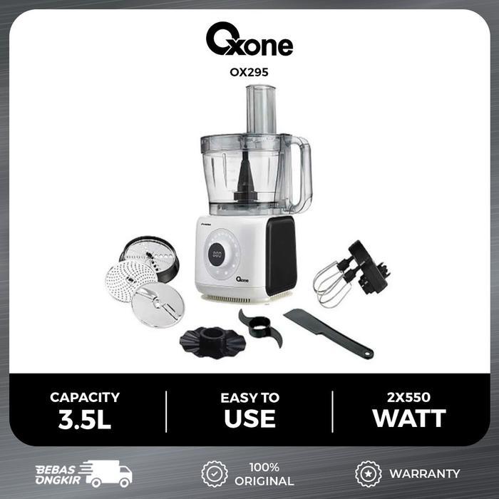 Oxone Ox-295 Premium Food Processor Jumbo 3.5L Ox295 Blender Makanan