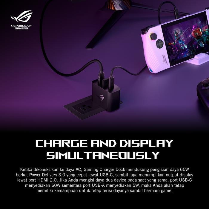 Asus Rog 65W Gaming Charger Dock
