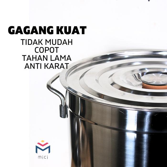 Mici Panci Bakso Stainless Steel Sus304 Dandang Jumbo Kitchenware