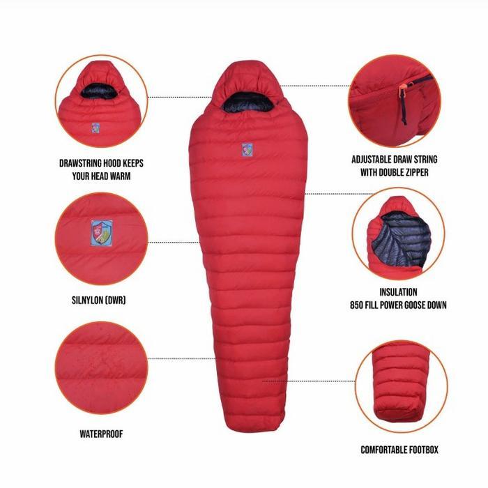 Sleeping Bag Bulu Angsa Begonia type Dudinka
