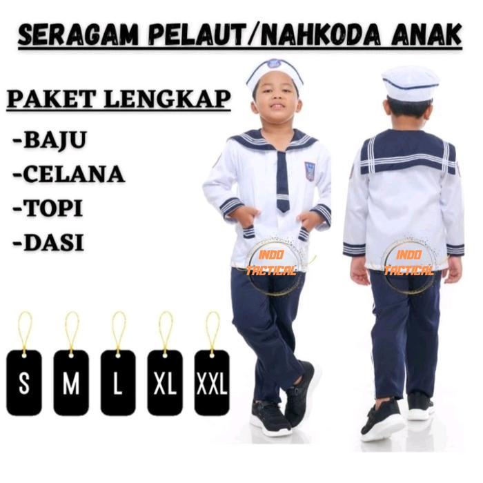 SALE Baju Profesi anak Popeye/Pelaut Anak, Baju TK anak baju seragam karnaval anak pelaut Kostum