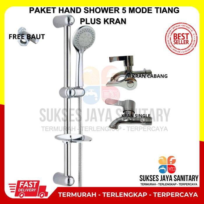 Onda Plumbing - Shower Kamar Mandi Set Shower Mandi Tiang Stainless Shower Kamar Mandi 5 Jenis