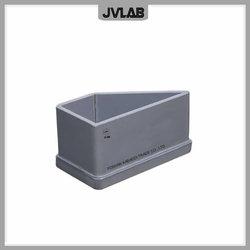 CHROMIC ACID HULL CELL CPVC HALL GROOVE FOR CHROMIC ACIDE ELECTROPLATING EXPERIMENT PLASTIC