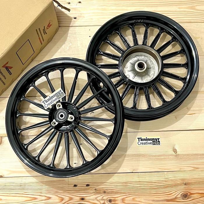 Velg Vrossi Galaxy Model Daytona All Yamaha Mio 125 Mio M3 Xeon Hitam