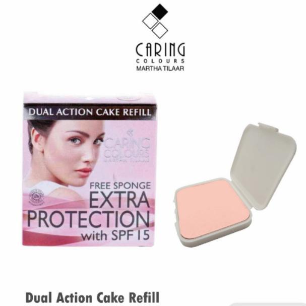 Caring Colours Refill Duo Function Cake Extra Protection Spf 15