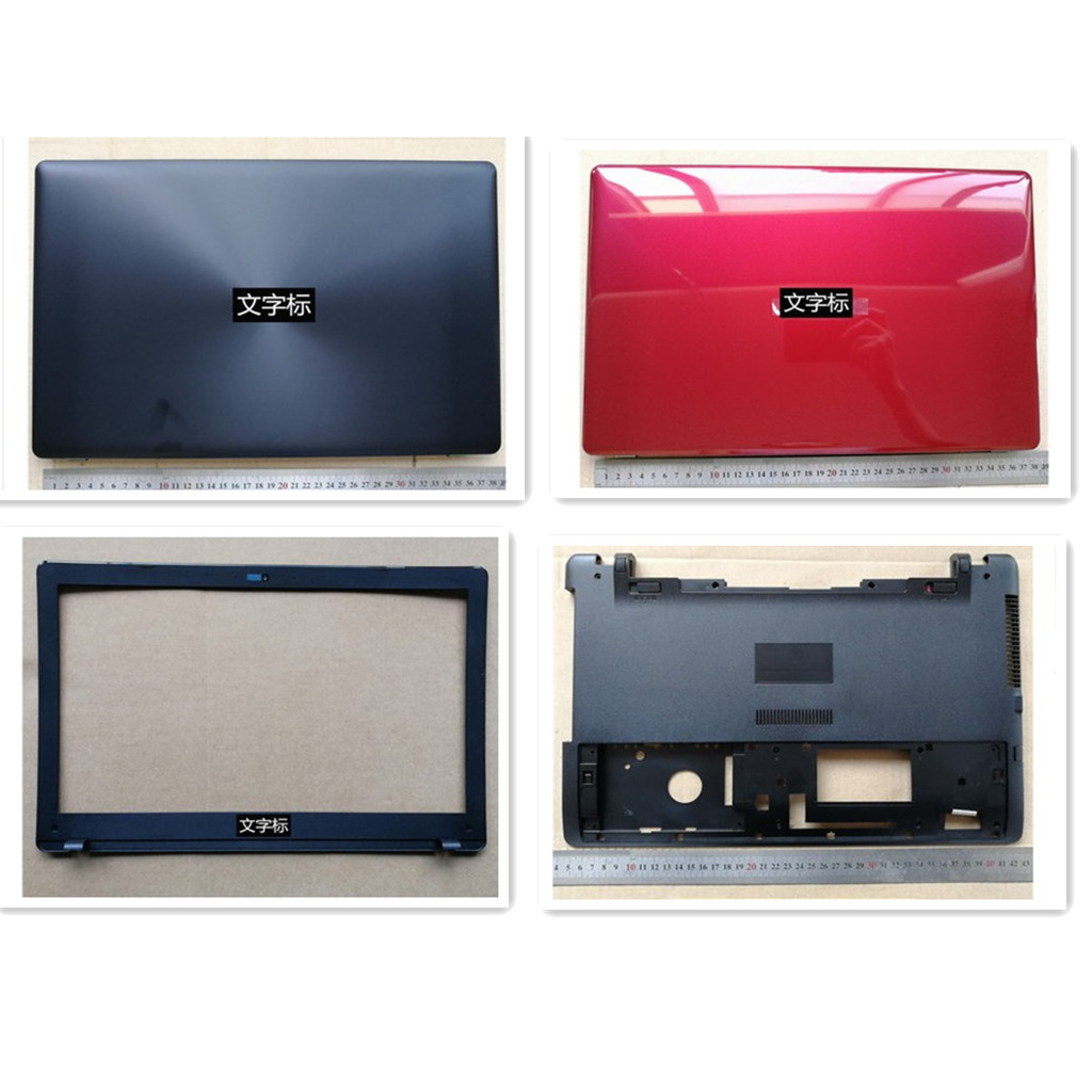 New laptop Top case base lcd back cover/lcd front bezel screen frame/bottom case  for ASUS X550 Y581