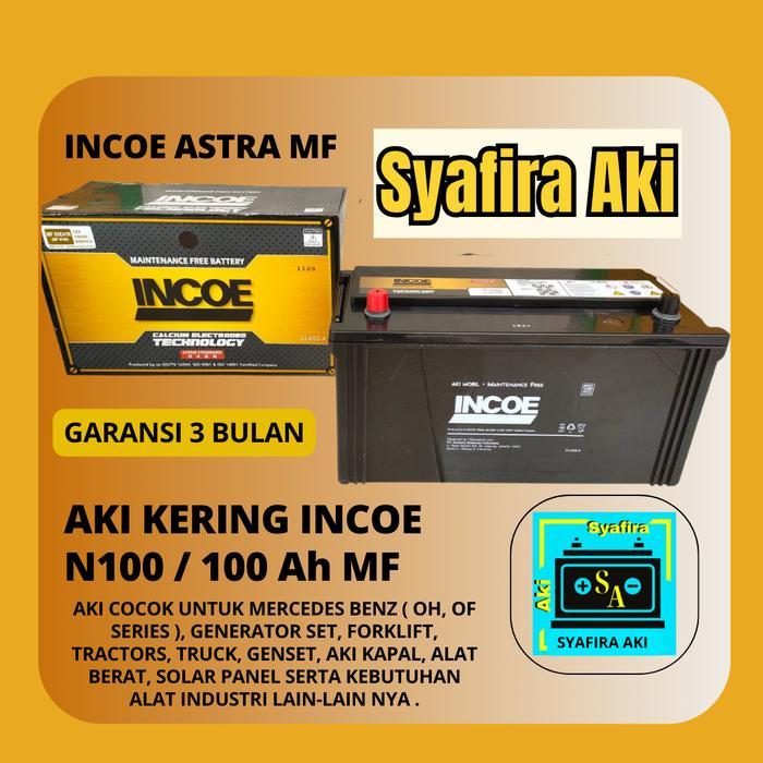 Aki Incoe Mf N100 Aki Untuk Truk, Genset, Aki Kapal, Alat Berat