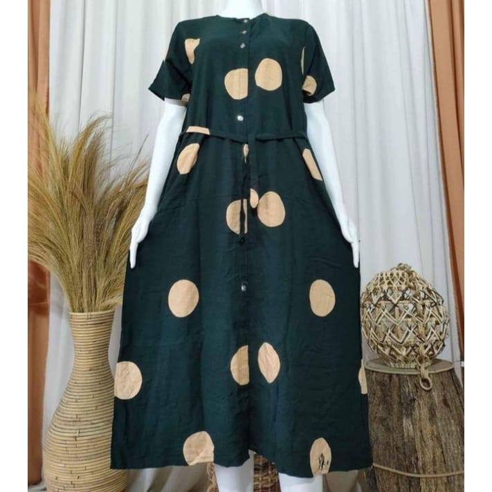 Daster motif polkadot Daster andin ikatan cinta viral 2021 Daster wanita terbaru Daster murah kekini