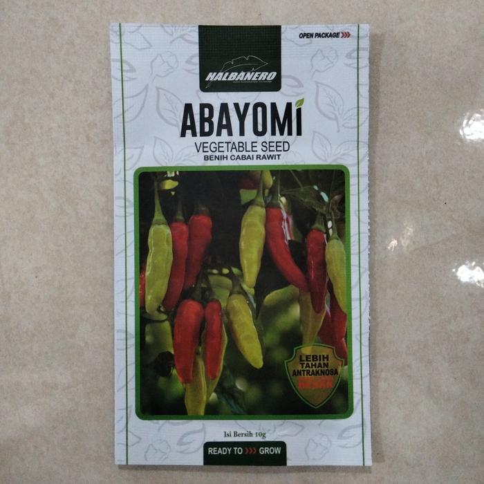 Tanamsegar- Benih Cabe Rawit Abayomi 10 Gram Halbanero - Bibit Cabai Abayomi Crm
