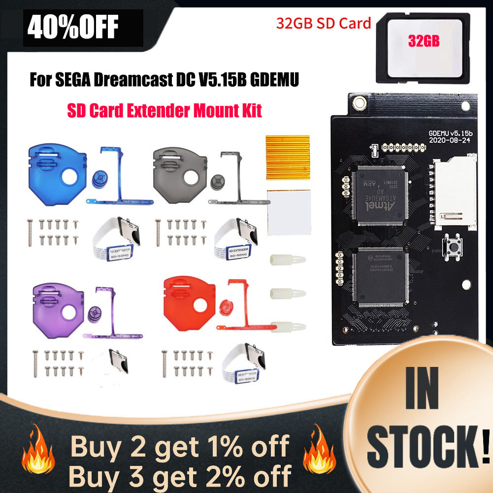 GDEMU Optical Drive Simulation Board for SEGA Dreamcast DC GDI CDI