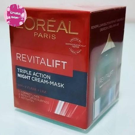 L'Oreal Loreal Paris Revitalift Laser X3 Night Cream Anti Aging 50Ml