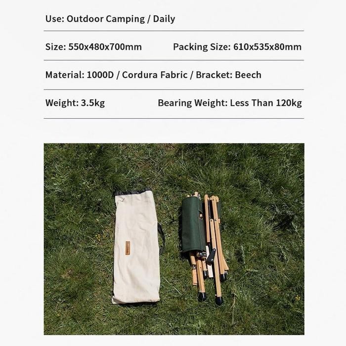 Kursi Lipat Naturehike Nh20Jj007 Tipe 23 Portable Outdoor Camping