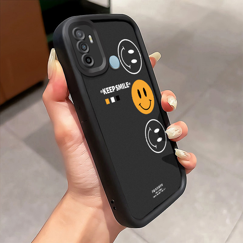 Casing Hp Untuk OPPO A53 2020 A33 2020 A53s A32 A11s Case Casing tas emosi sekitar pola HP Kasing Si