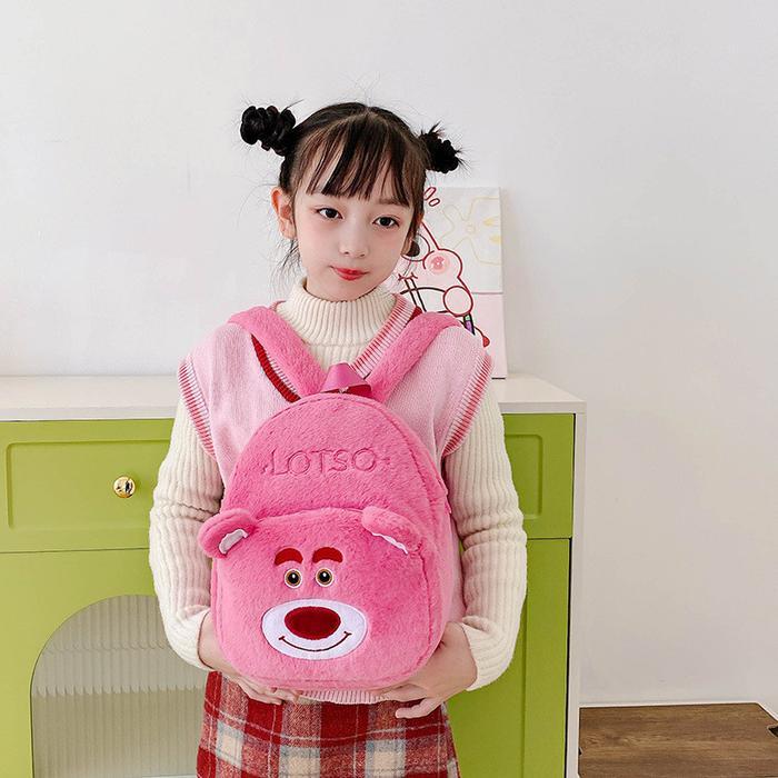 7lc9- Tas Bulu Anak Karakter Sanrio Tas Tote Bag Motif Boneka Tas Ransel Fashion