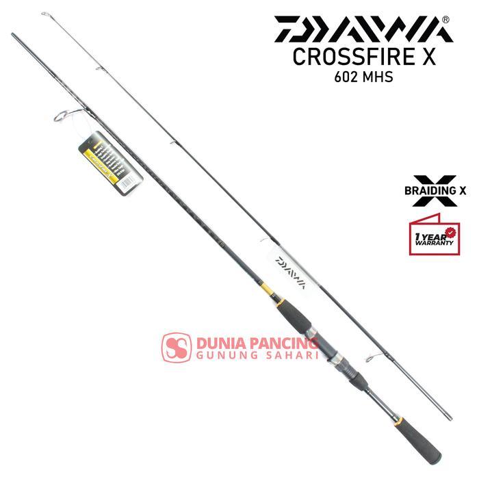 Joran Casting Daiwa Crossfire X 2025 Pilih Ukuran Spinning Baitcasting