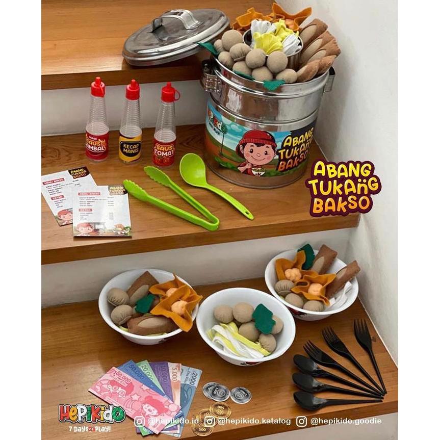 Hepikido Abang Tukang Bakso Pretend Play Bermain Peran