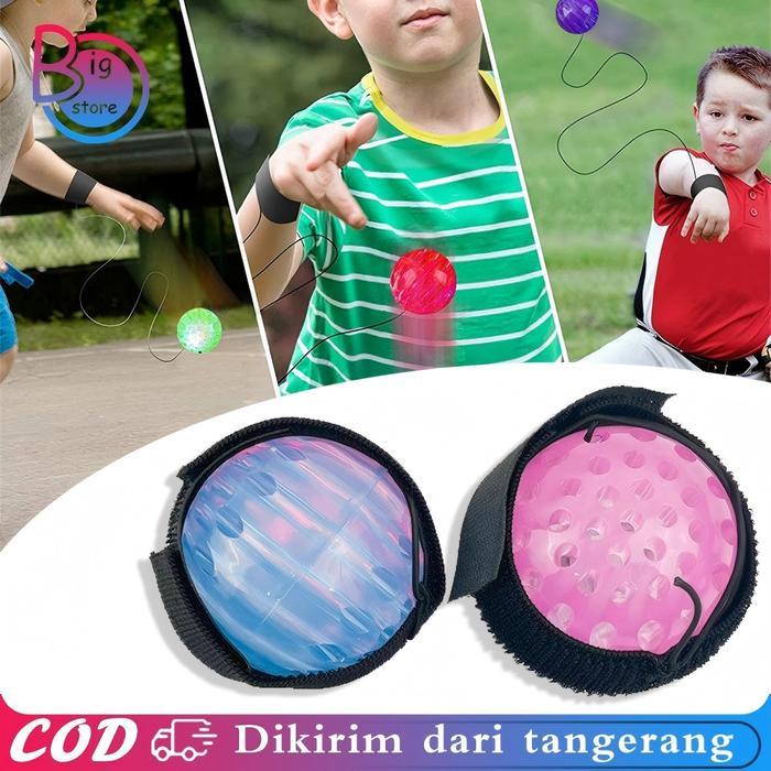 Mainan Lempar Bola Led Mainan Bola Karet Mainan Anak Bola Lempar Mainan Bola Pantul Lampu Kilat