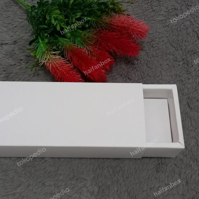 NW sliding box packaging reed diffuser box hijab box kurma putih