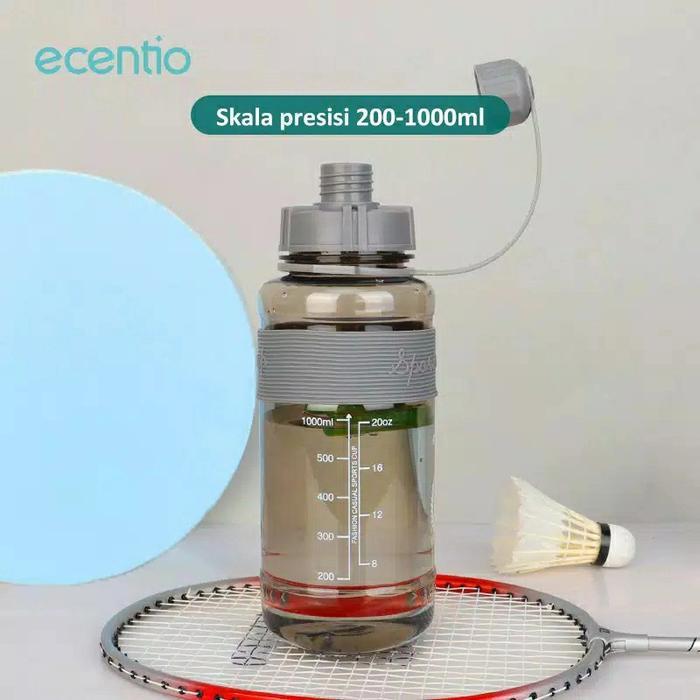ECENTIO BOTOL MINUM SPORTY TALI 1000ML