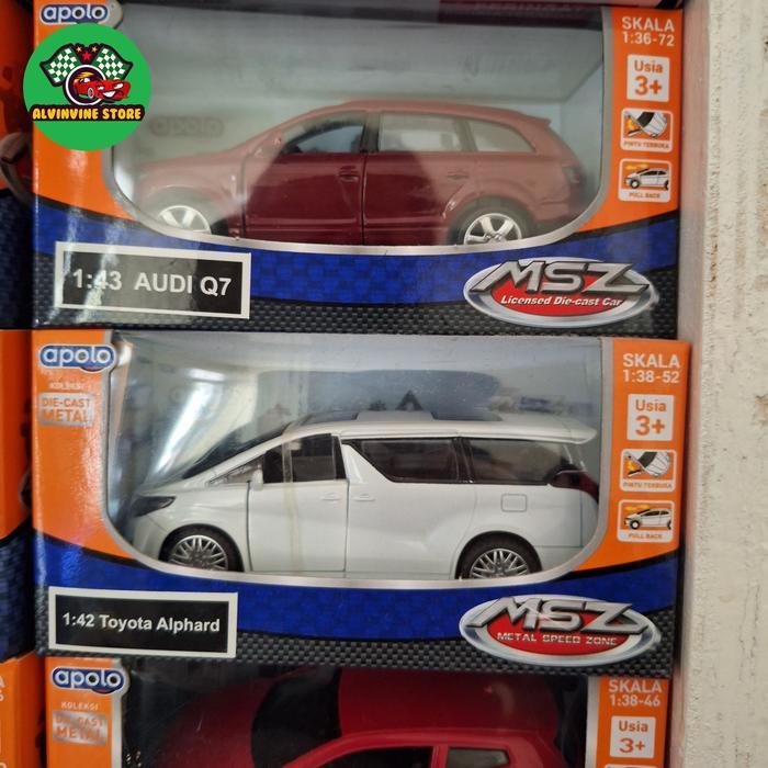 APOLO MSZ DIECAST TOYOTA ALPHARD