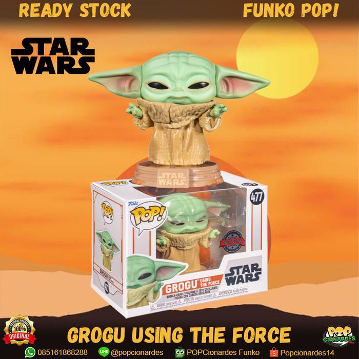 FUNKO POP STAR WARS ACROSS THE GALAXY - GROGU USING THE FORCE #477