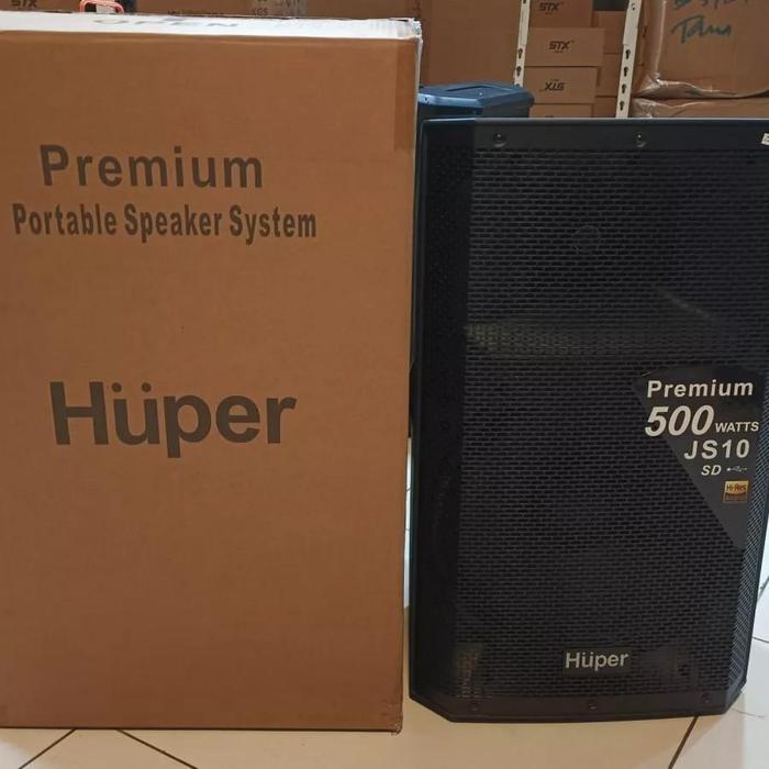Premium Quality Speaker Aktif Huper Premium Js10 / Huper Js 10 / Huper Js-10 500Watt Original