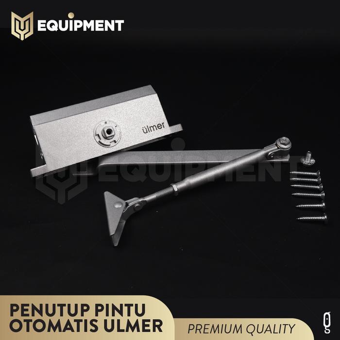 penutup pintu otomatis Ulmer by Fukuda ORIGINAL / premium quality silver automatic door closer /