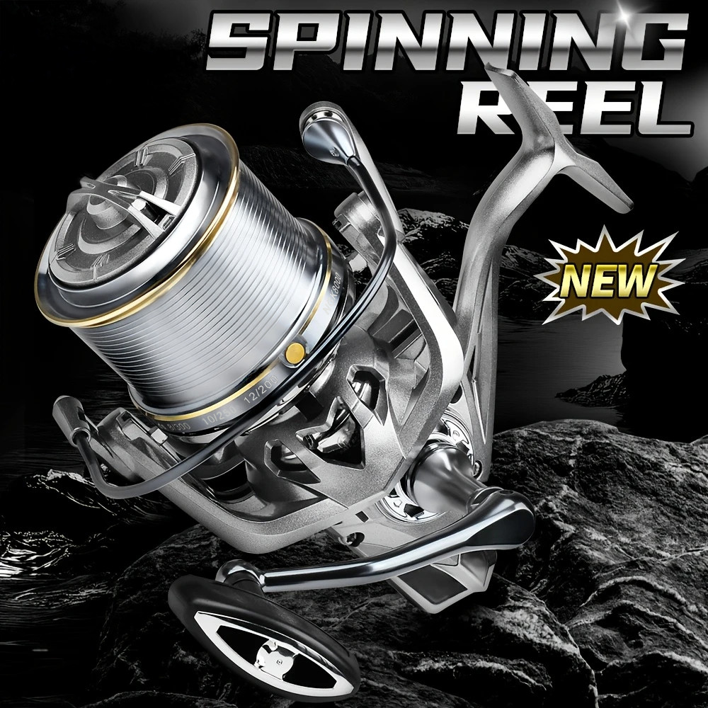 NGK Stainless Steel Bearing Spinning Fishing Reel 8000 9000 10000 12000 14000 25KG Powerful Reel