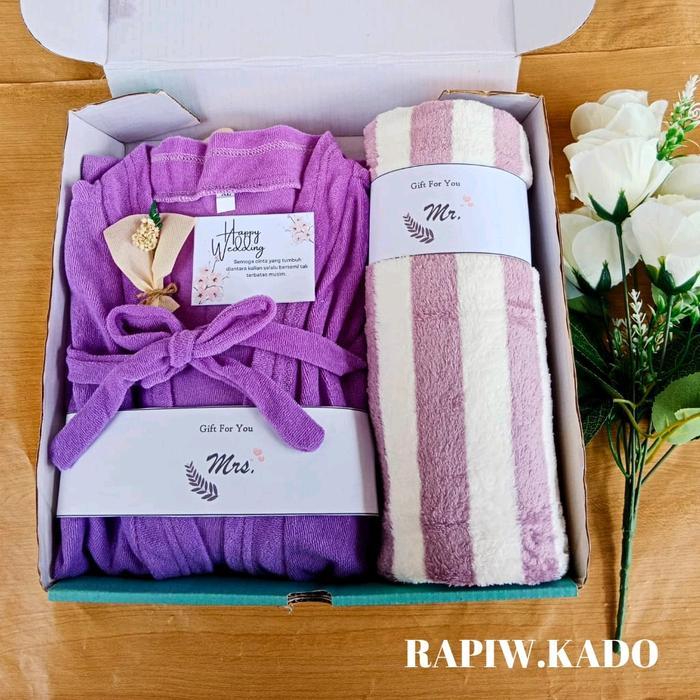 Official Hampers Handuk Kimono Handuk Seserahan Kimono Set Kado Wedding Kimono PremiumHampers