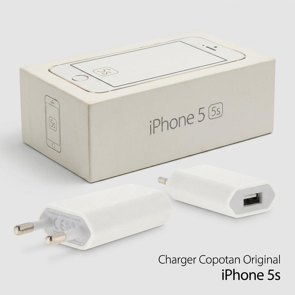 Batok Cas Apple A1400 Original Second Bekas 5V1A Cocok Untuk iPhone 5S Cas Ori Kualitas Bagus