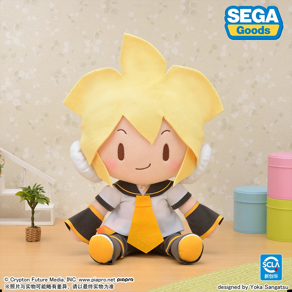 In stock SEGA VOCALOID Kagamine Len Kagamine Rin Cartoon Plush Doll Anime Peripherals Doll Pillow