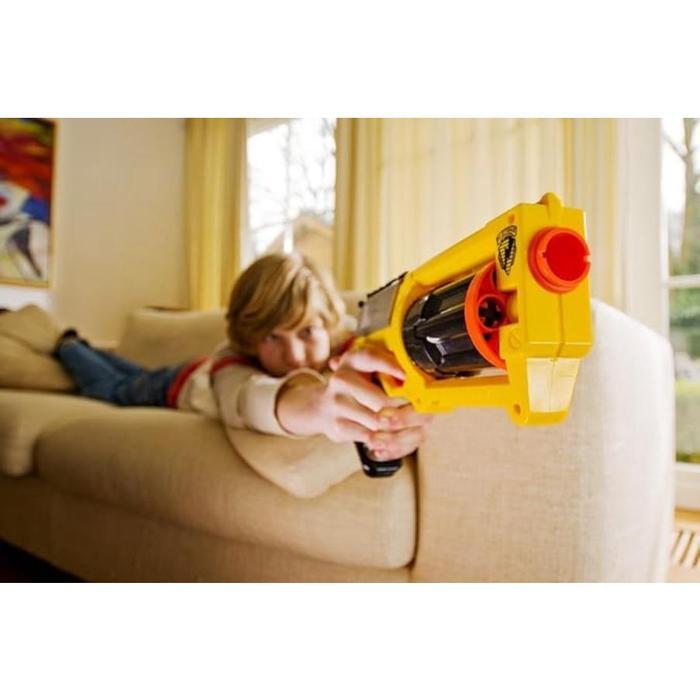 [Terbaru Terlaris Hot Sale Promo Nerf Maverick Rev-6 Blaster With Suction Dart Classic Nerf