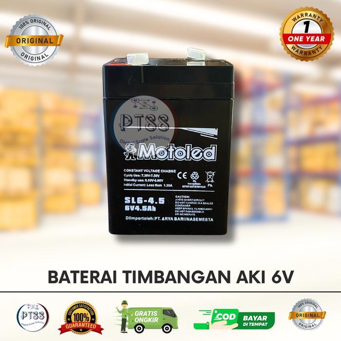 Battery Timbangan 6Volt / Aki Keri G 6Volt / Aki Timbangan 6Volt