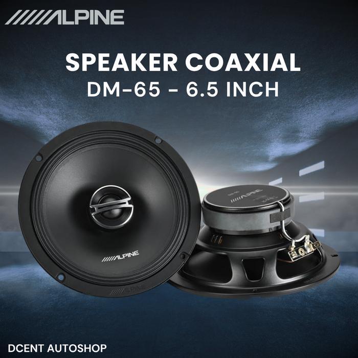 Speaker Audio Mobil - Alpine Speaker Coaxial DM 65 - 6.5 Inch - Speaker Coaxial - Audio Mobil - Plug