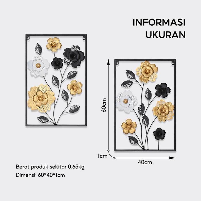 Ikea House - Modofo Gaya Nordic Besi Gantungan Dinding Modern Kreatif Ruang Tamu Sofa Latar Belakang