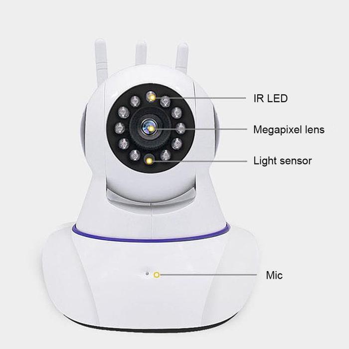 READY Kamera Cctv V380 1080P HD Cctv Wifi Smart Camera 3 Antena / Cctv IP Cam 1080P V380 Pro 3