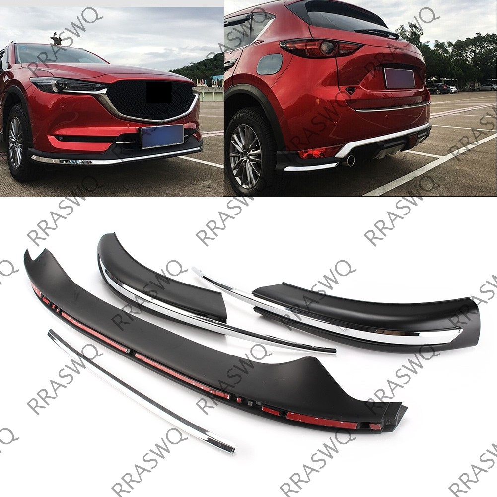 CX5 2017-2021 CAR ABS FRONT REAR BUMPER BOARD GUARD SKID PLATE BAR PROTECTIVE TRIM FOR MAZDA CX-5