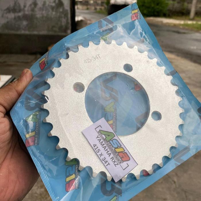 READY GEAR BELAKANG YAMAHA 415/428 UK 30-38 RXZ RXKING JUPITER FIZR Motorcycle Tromol