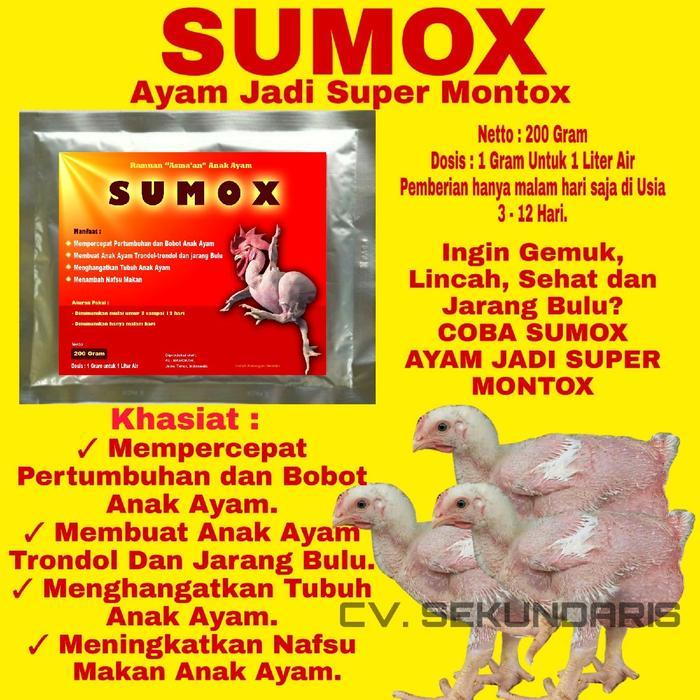 BEST SELLER VITAMIN AYAM - SUMOX - SUPLEMEN AYAM - VITAMIN AYAM BROILER - VITAMIN PENAMBAH NAFSU