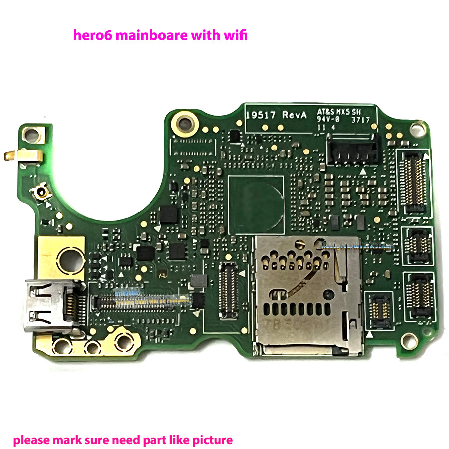 Original For Gopro Hero6 Motherboard With WiFi Black Hero 6 Mainboard