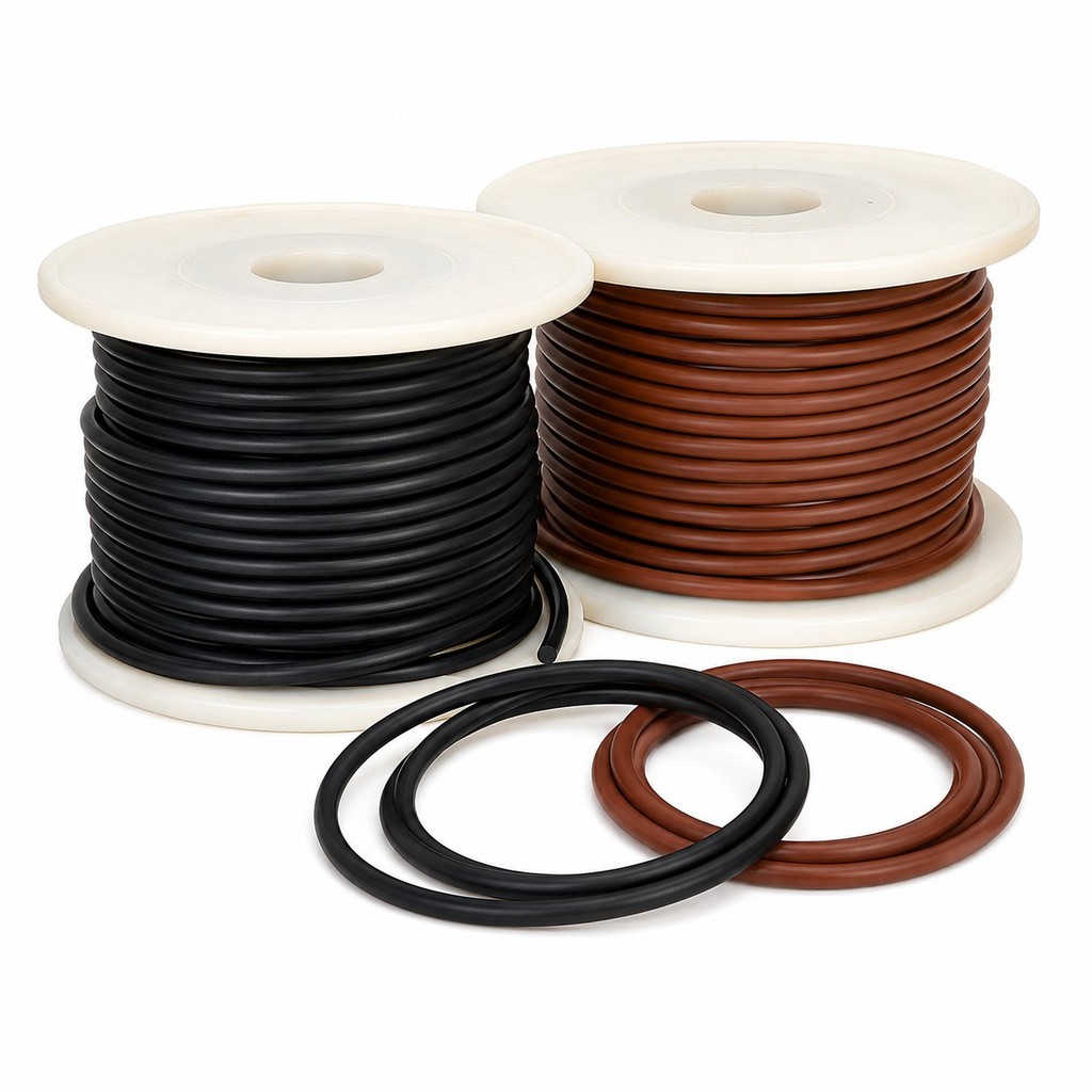 Karet O-Ring Cord Per Meter 2mm 3mm 4mm 5mm Karet Seal O Ring Mesin Pompa Hidrolik