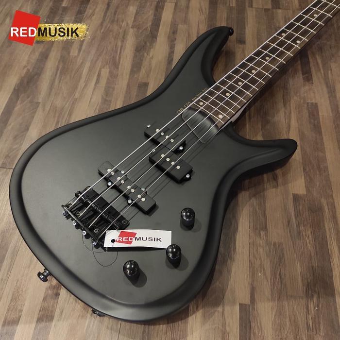 Gitar Bass Gillmore GB170DX GB-170DX GB 170 DX Bass Elektrik - Hitam