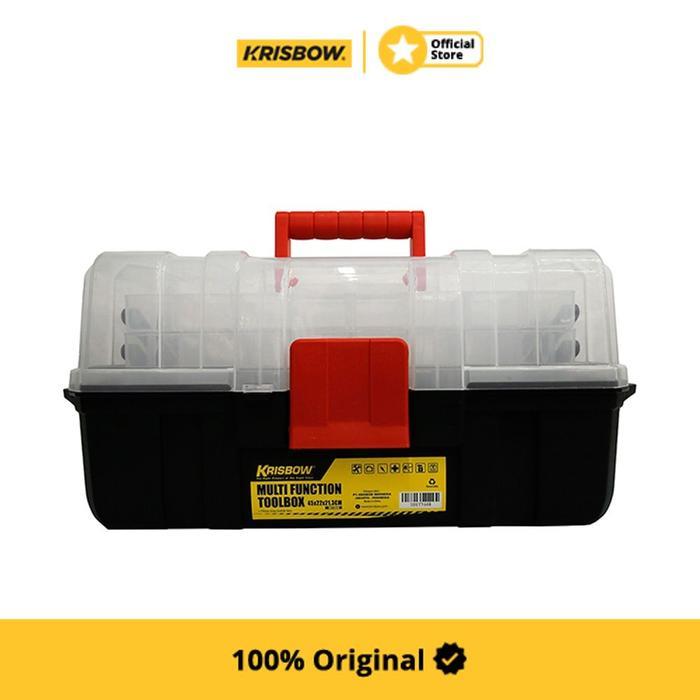 Krisbow Toolbox 45cm Kotak Perkakas Storage