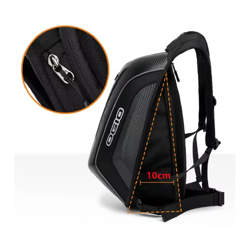 2024 For OGIO Motorcycle Hard Shell Backpacks Motocross Carbon Fiber Backpack Moto Racing Travel