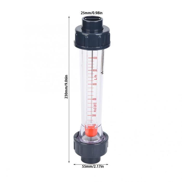 Diskon Rotor Flow Meter Lzs-15D(100-1000L/H)/Rotameter Cairan Original